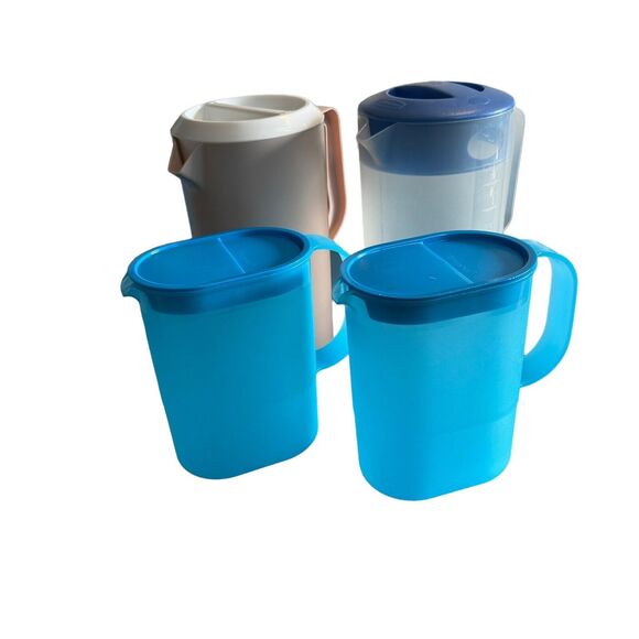 Vintage HUGE Lot Tupperware Rubbermaid USA Food Storage Containers Pitchers MCM - Picture 3 of 16